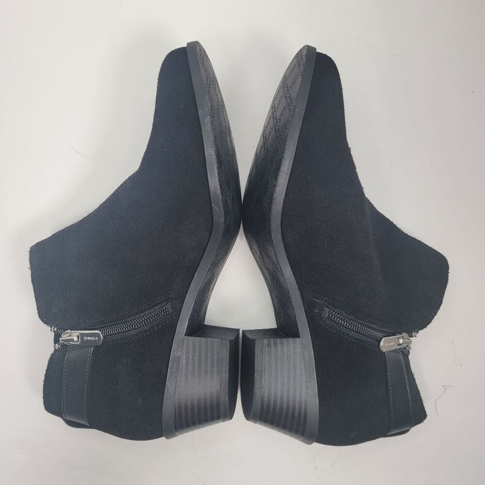 Ryka Women's Black Suede Ankle Boots With Side Buckle & Zipper US Size 9.5 - Picture 6 of 9